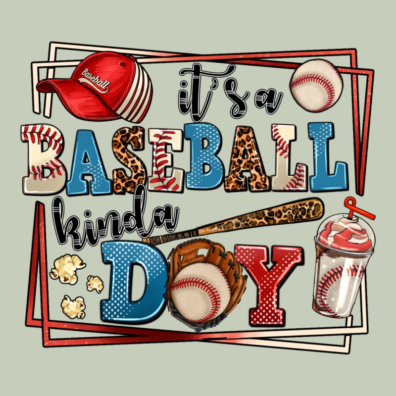 Its A Baseball Kinda Day Ladies Tee by AdoDesignShop | Teevron