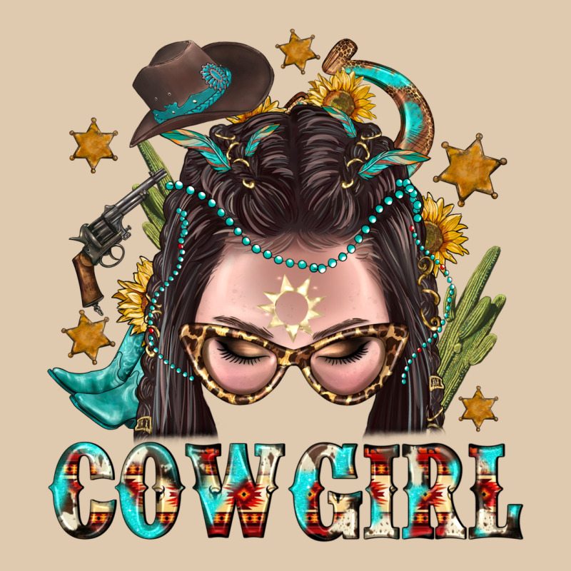 Western Cowgirl Braid Hair Heavyweight Sweatshirt by BundleAndBundleShop | Teevron