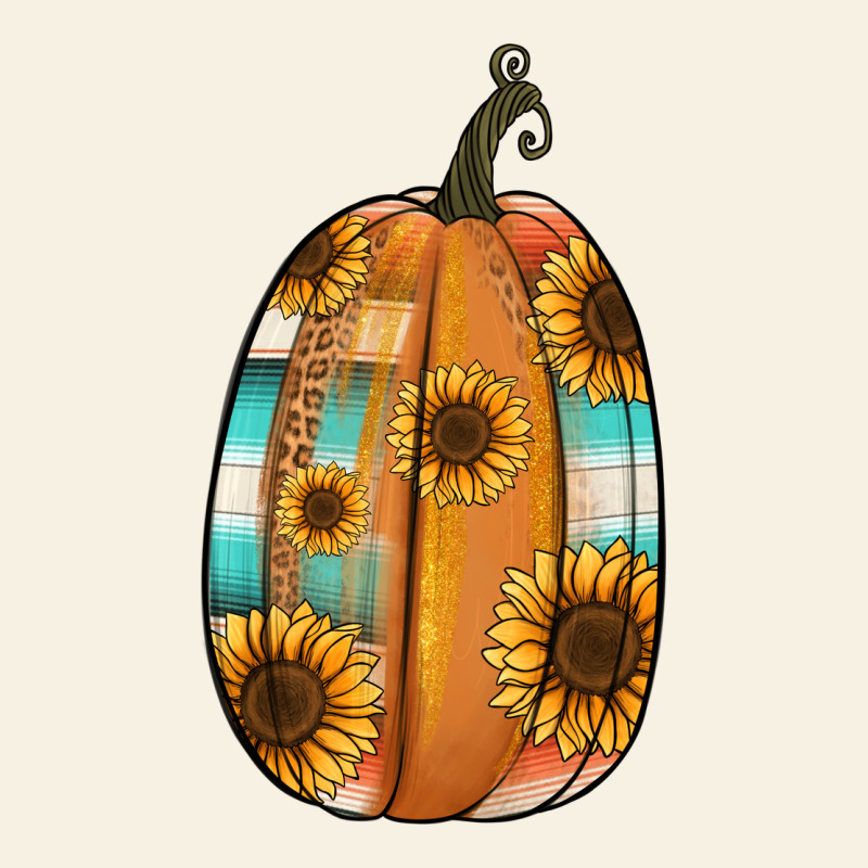 Serape Sunflower Pumpkin Vintage Tee by NancyCooperArtShop | Teevron