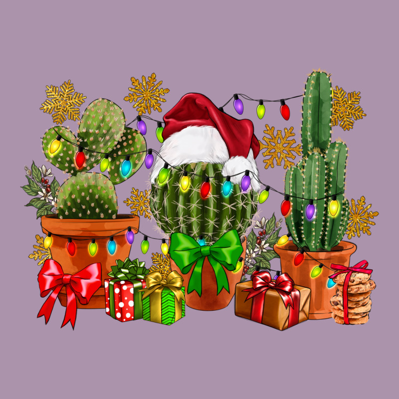 Christmas Cactus Heavyweight Hoodie by CowGirlArtShop | Teevron