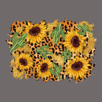 Cactus Leopard Sunflower Glitter Background Urban Heavy Tee | Teevron