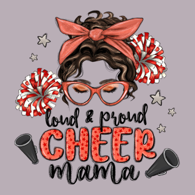 Loud&proud Mama Messy Bun Vintage Tee by MaliasSmallBusiness | Teevron