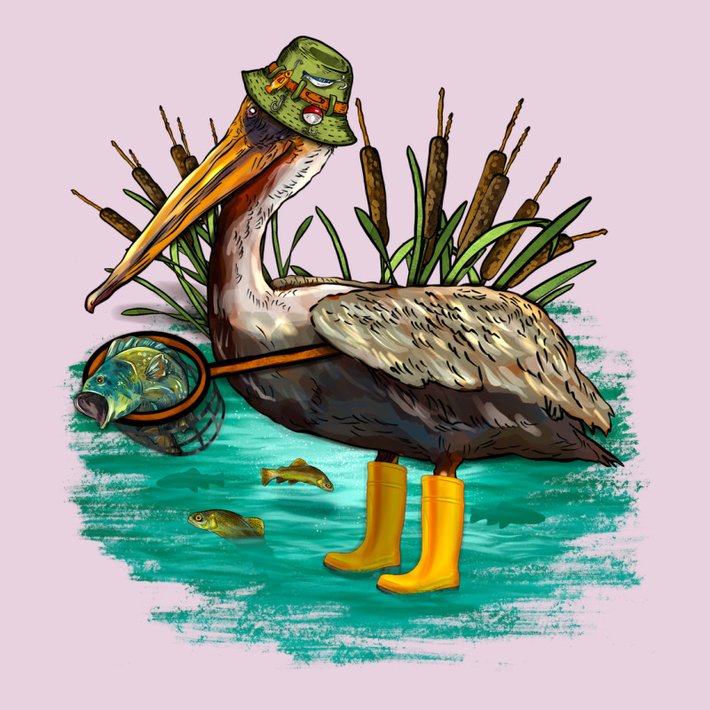 Fishing Pelican Camp Classic Tee by NancyCooperArtShop | Teevron