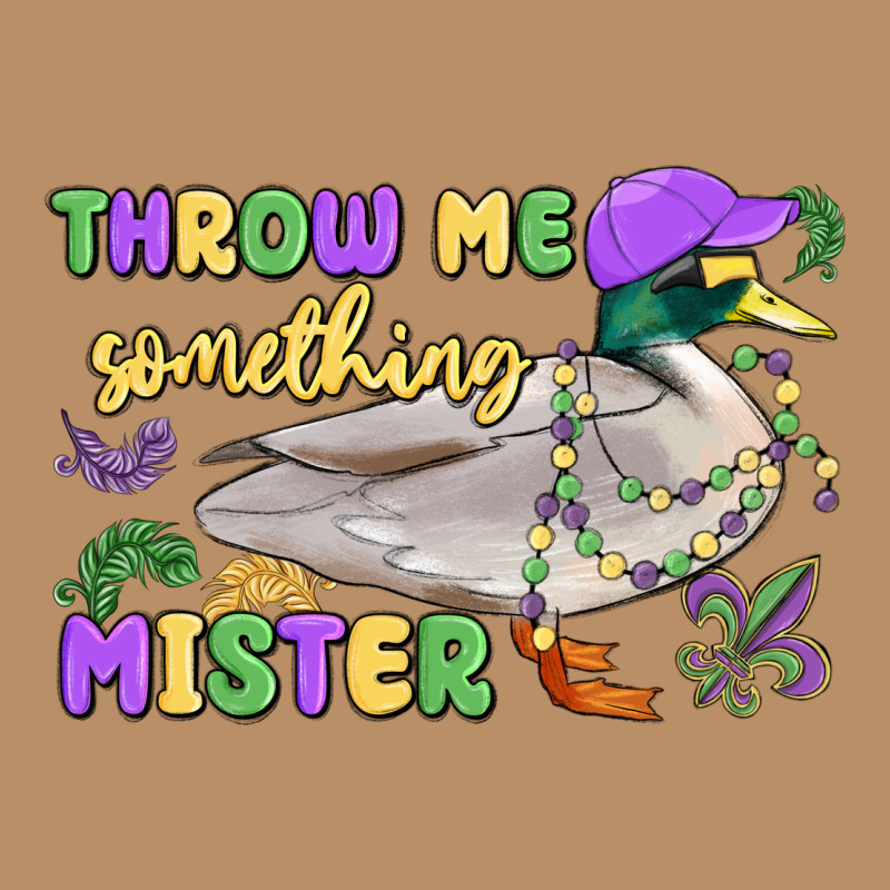 Throw Me Something Mister Mardi Gras Duck Vintage Hoodie by MaliasSmallBusiness | Teevron