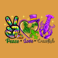 Peace Love Crawfish Urban Heavy Tee | Teevron