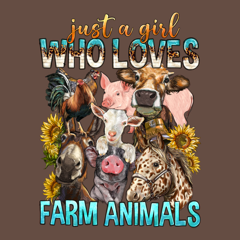 Just A Girl Who Loves Farm Animals Long Sleeve Tee by BundleAndBundleShop | Teevron
