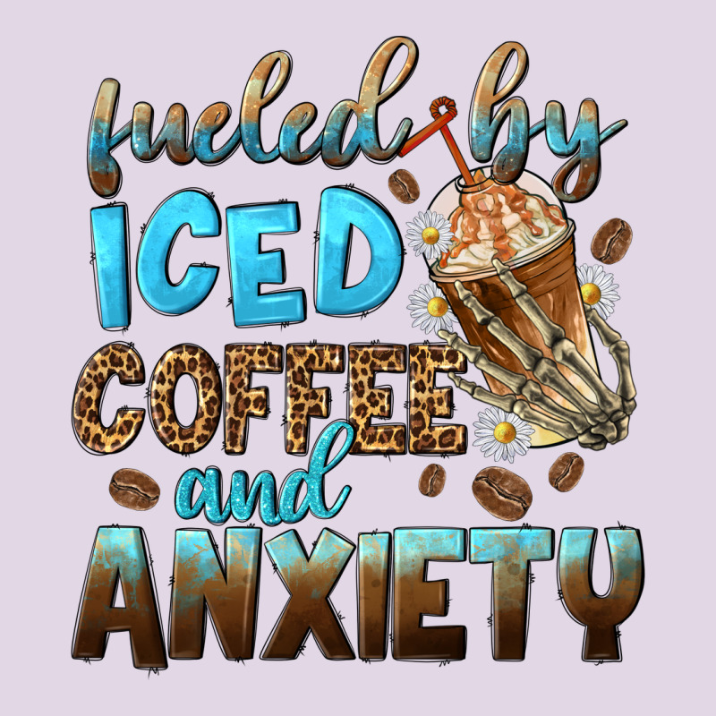 Fueled By Iced Coffee And Anxiety Classic Tee by NancyCooperArtShop | Teevron