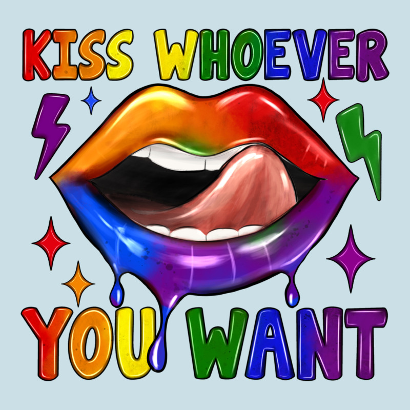 Kiss Whoever You Want Ladies Tee by JahusDesignShop | Teevron