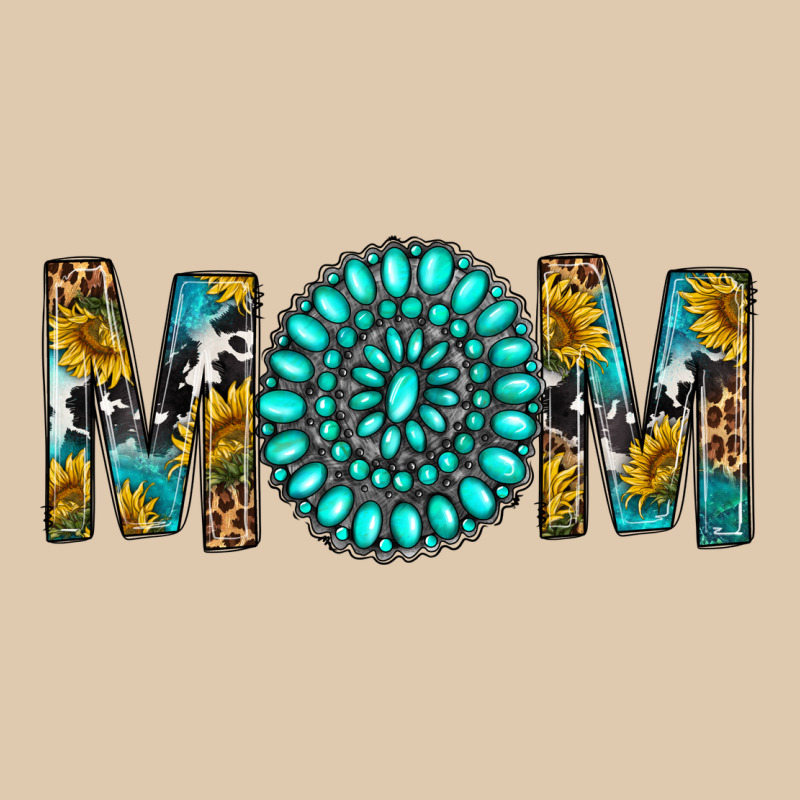 Western Mom With Turquoise Gemstone Heavyweight Sweatshirt by BundleAndBundleShop | Teevron