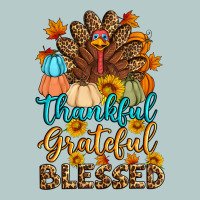 Thankful Grateful Blessed Turkey Heavy Core Tee | Teevron