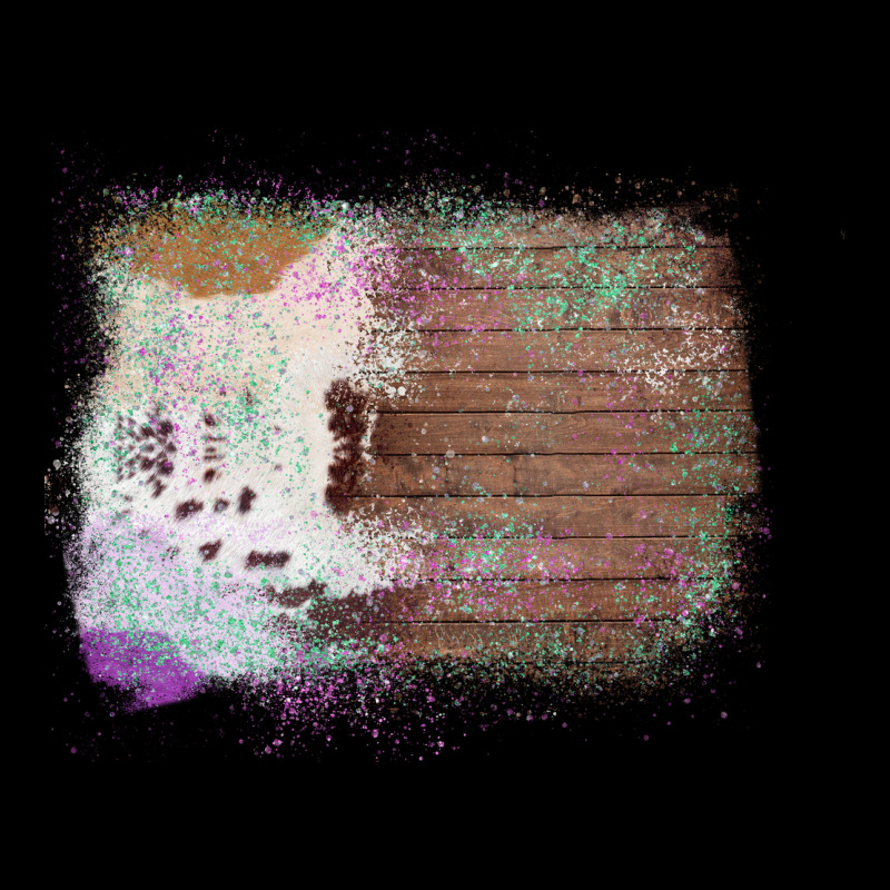 Cowhide Wood Glitter Pattern Ladies Tee by Bettercallsaul | Teevron