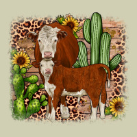 Hereford Cactus Sunflower Heavy Core Tee | Teevron