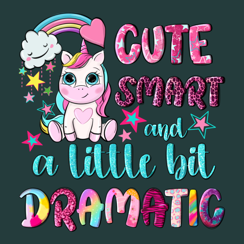 Cute Smart And A Little Bit Dramatic With Unicorn Classic Tee by NancyCooperArtShop | Teevron