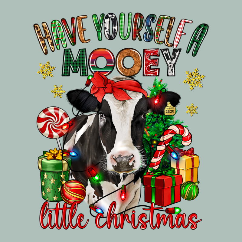 Have Yourself A Little Christmas Cow Heavyweight Hoodie by CowGirlArtShop | Teevron
