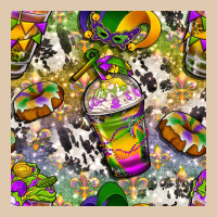 Mardi Gras Coffee Cups And Donut With Cowhide Heavyweight Sweatshirt | Teevron