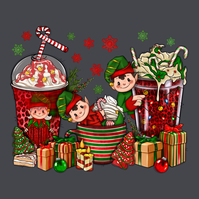 Elf Coffee Cups Christmas Long Sleeve Tee by BundleAndBundleShop | Teevron