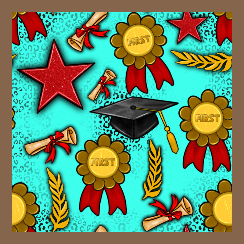 Graduation Seamless Pattern Premium Tee by BundleAndBundleShop | Teevron