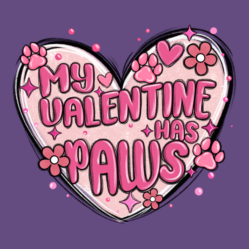 My Valentine Has Paws Vintage Hoodie by MaliasSmallBusiness | Teevron