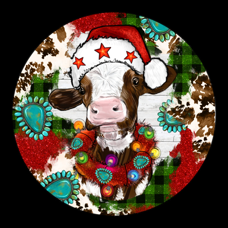 Christmas Cow Gemstone Ladies Tee by Artiststas | Teevron