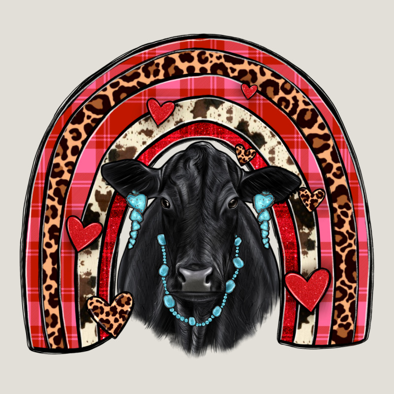 Valentines Black Angus  Rainbow Heavy Core Tee by JahusDesignShop | Teevron