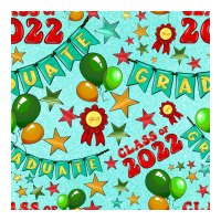 Class Of 2022 Graduation Seamless Pattern Premium Tee | Teevron