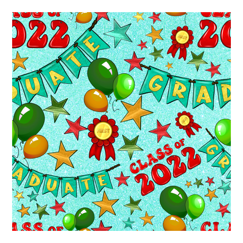 Class Of 2022 Graduation Seamless Pattern Premium Tee by BundleAndBundleShop | Teevron