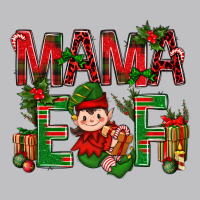 Mama Elf With Gift Christmas Long Sleeve Tee | Teevron