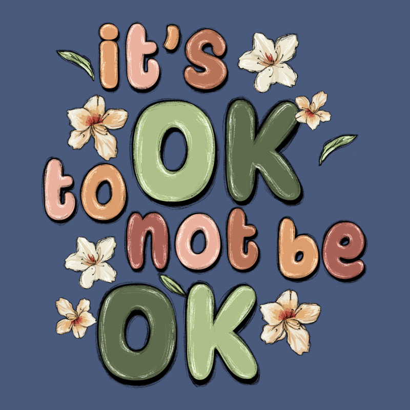 It's Ok To Not Be Ok Vintage Hoodie by MaliasSmallBusiness | Teevron