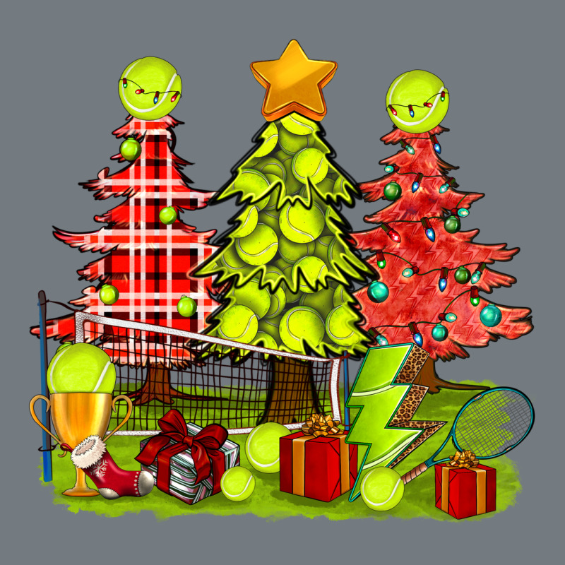 Christmas With Tennis Trees Heavyweight Sweatshirt by BundleAndBundleShop | Teevron