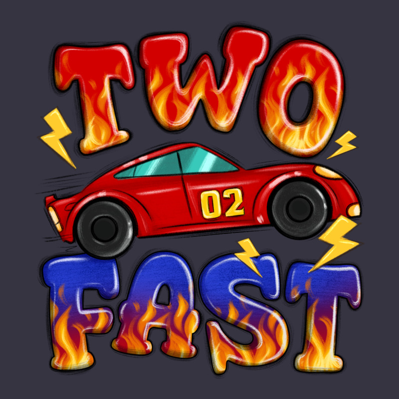 Two Fast Boys Birthday Racing Car Vintage Hoodie by MaliasSmallBusiness | Teevron