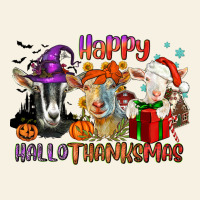 Happy Hallothanksmas Goats Vintage Tee | Teevron