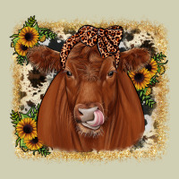 Red Angus Cowhide Sunflower Heavy Core Tee | Teevron