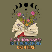 A Well Read Woman Is A Dangerous Creature Vintage Hoodie | Teevron