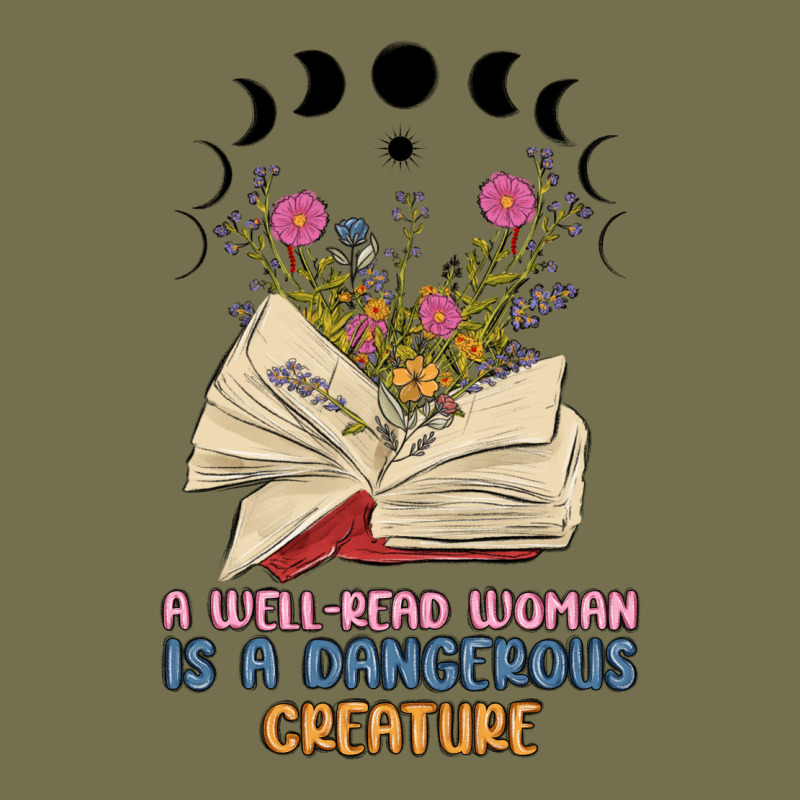 A Well Read Woman Is A Dangerous Creature Vintage Hoodie by MaliasSmallBusiness | Teevron