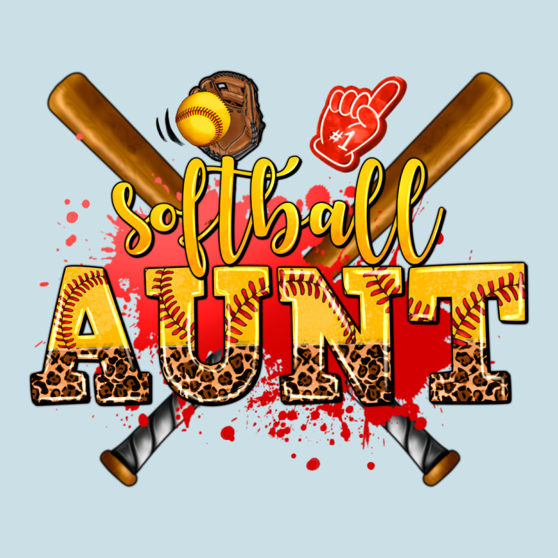 Softball Aunt Ladies Tee by AdoDesignShop | Teevron