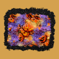 Halloween Pumpkin And Leopard Background Urban Hoodie | Teevron
