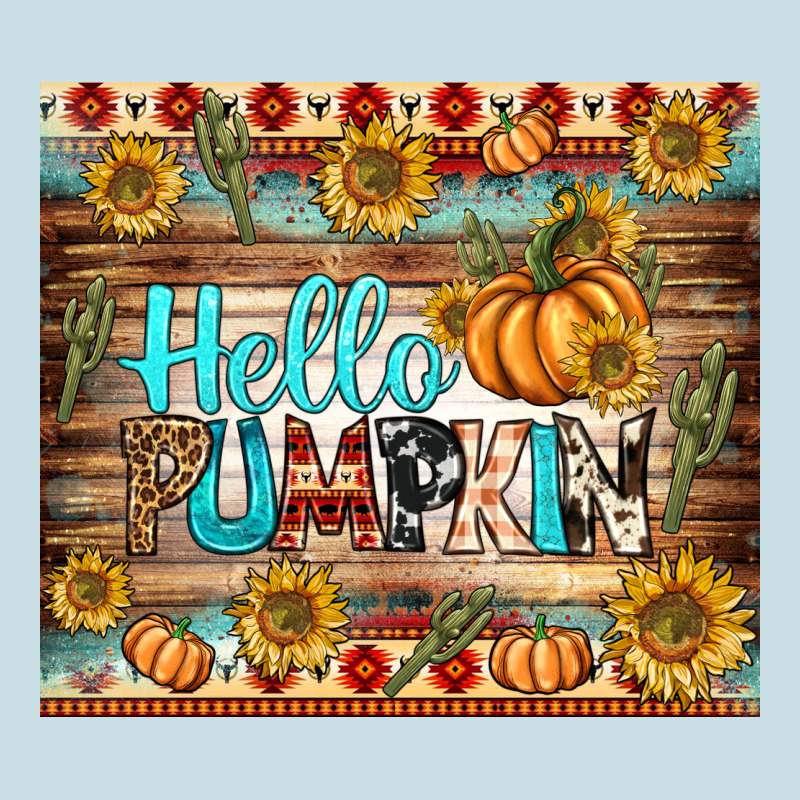 Hello Pumpkin Tumbler Ladies Tee by BundleAndBundleShop | Teevron