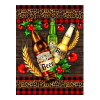 beer bottles with mistletoe | Teevron