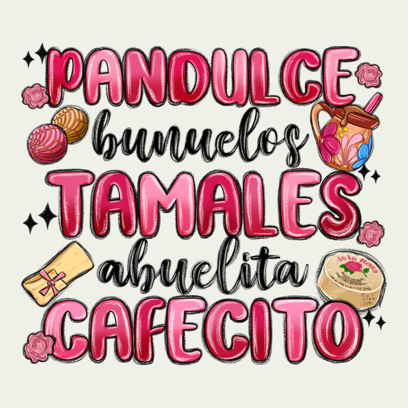 Pandulce Bunuelos Tamales Abuelita Cafecito Urban Heavy Tee by MaliasSmallBusiness | Teevron