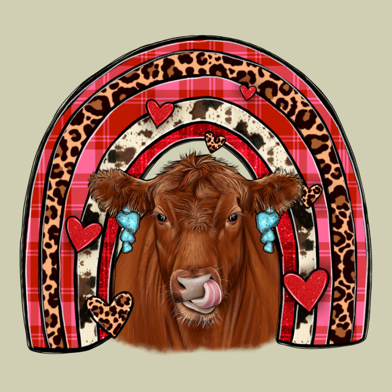 Valentines Red Angus Rainbow Heavy Core Tee by JahusDesignShop | Teevron