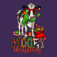 Mooey Christmas Holstein Cow Premium Hoodie | Teevron