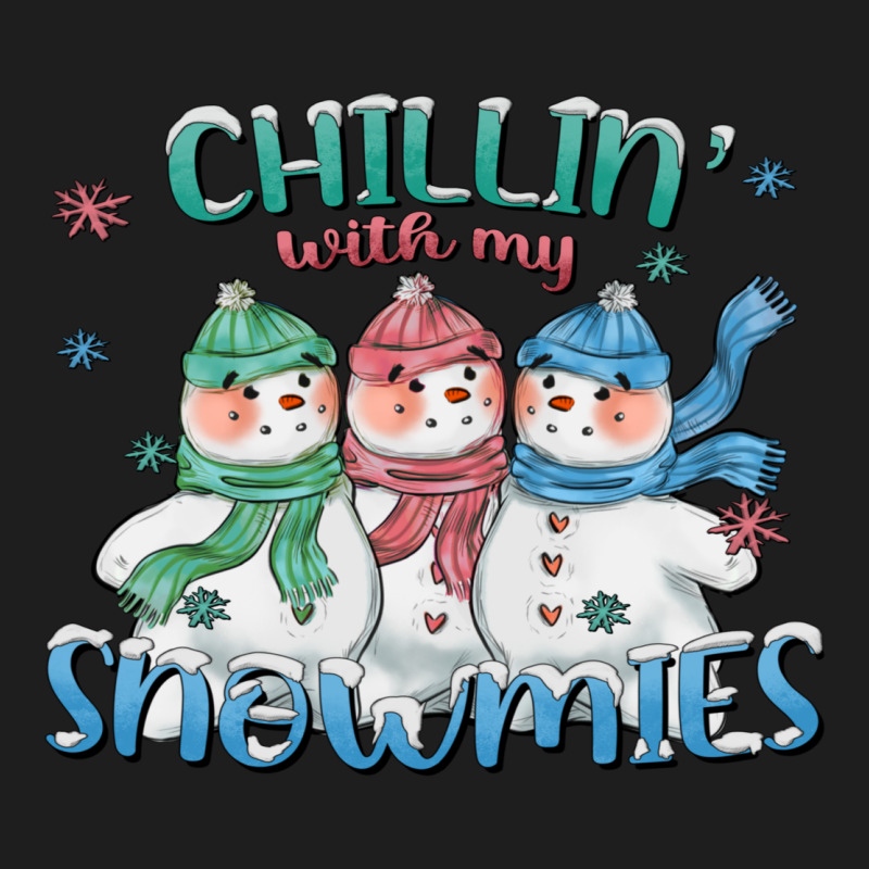 Chillin With My Snowmies Heavyweight Hoodie by CowGirlArtShop | Teevron