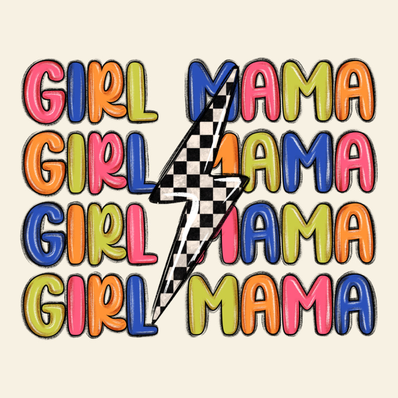 Girl Mama Lightning Bolt Vintage Tee by MaliasSmallBusiness | Teevron