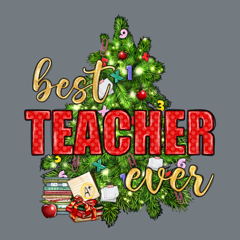Best Teacher Ever With Christmas Tree Heavyweight Sweatshirt by BundleAndBundleShop | Teevron