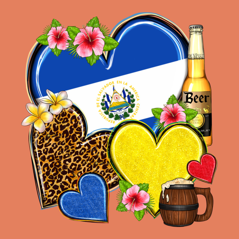 El Salvador Hearts Classic Tee by NancyCooperArtShop | Teevron