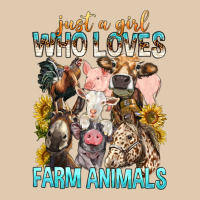 Just A Girl Who Loves Farm Animals Heavyweight Sweatshirt | Teevron