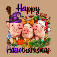 Happy Hallothanksmas Pigs Vintage Tee | Teevron