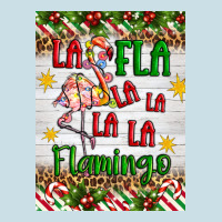 Christmas Fla La La La La La Flamingo Air Freshener Ladies Tee | Teevron