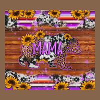 Mama Bear Sunflowers Purple Premium Tee | Teevron