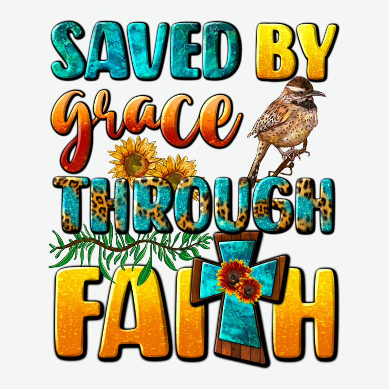 Saved By Grace Through Faith Urban Heavy Tee by NancyCooperArtShop | Teevron